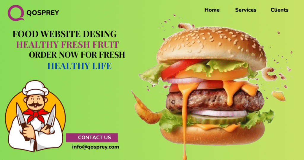 Food Website Designs